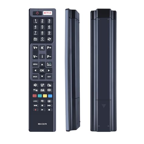 RM-C3179 Remote Control Replacement for JVC LED Smart TV,compatible with LT-32VH53A LT-40C750 LT-40C755 LT-43VU83A LT-48VU83A LT-49VU83A LT49C870 Lt-50c750 LT-55VU83A LT65VU83A