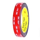 Heavy Duty Double Sided Tape, Made of 3M VHB 5952 Foam Tape, High Temperature Resistant Adhesive for Indoor/Outdoor, Car Trim, Moto, LED Strips, Metal, Home and Office Decor (3/4inch * 18Feet)