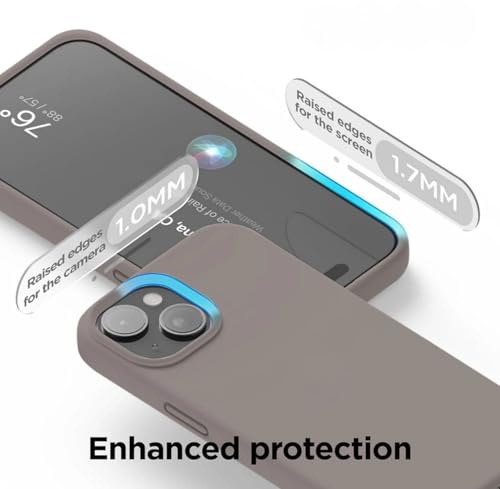 Image of Premium Liquid Silicone Case for iPhone 11 - Slim Full Body Protective Back Cover with Soft Microfiber Lining, Anti-Slip Grip Scratch Resistant Phone Case(Light Grey)