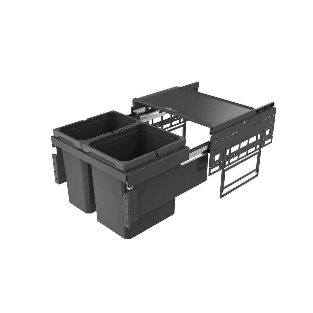 Naber Cox Base Mülltrennsystem 360 K/500-2 Behälter Anthrazit