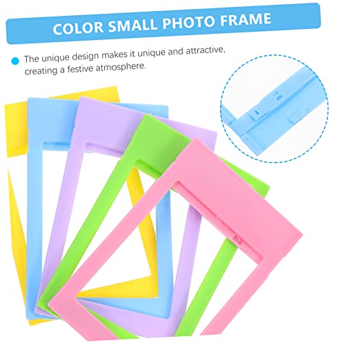 Cadre photo décoratif multicolore LIFKOME pour mini photos de maison