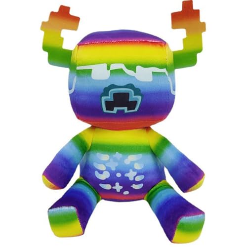 Stofftier Plüschtier, Creeper Plüsch, Cartoon Kuscheltier, Warden Plüsch Spielzeug, Charaktere Puppe zum Thema Spiel, Geschenk für Kinder Jungen und Mädchen 25 cm