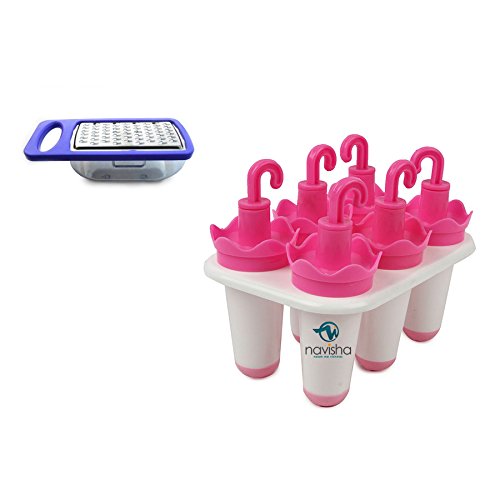 Buy Navisha Sun Beat Heat Silicon PopUp Kulfi Maker with Free Mini Grater Online at Low Prices
