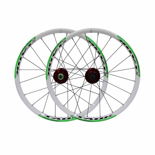 BMXzC[Zbg 20C` 406 }EeoCN NCbN[X tg AzC[ 100/135mm A~ fBXNu[L ܂肽ݎ]ԗp 7/8/9Xs[hJZbg(White Green)