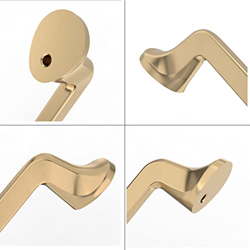 9BUILD Confezione da 12 maniglie dorate per