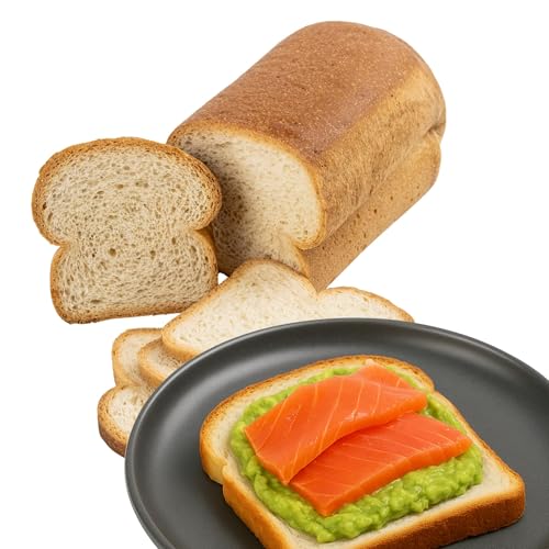 SOKETO - Pan Bauletto Keto Low Carb 12g Proteine 4.8g Carb per 100g Pan Proteico 28g Fibre Olio Cocco - Bajo IG per Diabéticos Tipo Sandwich - 2x 250g