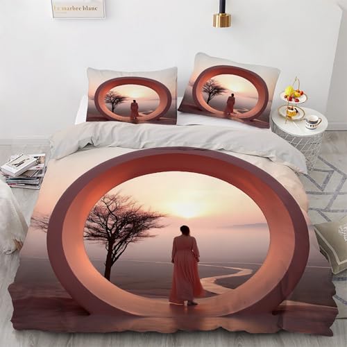 Housse de couette en microfibre douce 90x190 avec fermeture Éclair - 4