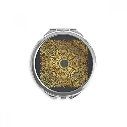 Miroir de poche Thaïlande culture feuille d'or, une idée cadeau originale