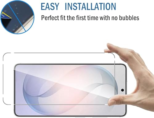 Image of STP FEEL Premium Tempered Glass Screen Protector Guard Compatible For Samsung Galaxy S26 Plus 5G (Ultrasonic Fingerprint Working) (6.7 Inch, Pack of 1) | Edge to Edge Coverage