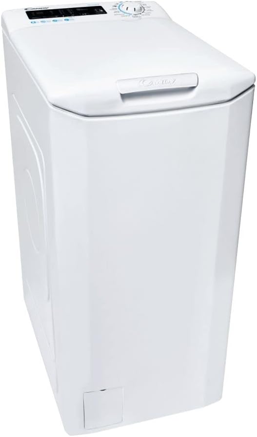Candy Smart CSTG 28TE/1-11 Lavatrice a Carica dallAlto, 8 Kg, 1200 Giri, Connettività NFC, Rilevatore Kg, Cicli Rapidi, 41x60x86cm, Classe F, Bianco