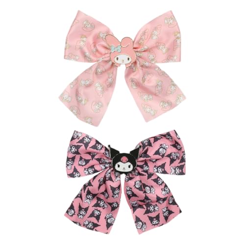 Pinces à cheveux My Melody & Kuromi idéales pour l'école et le maquillage