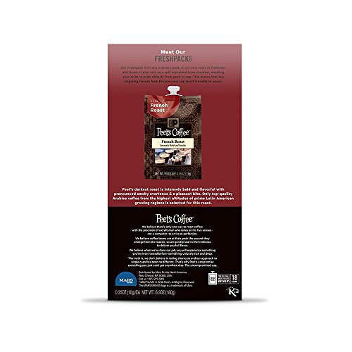 Peet's Coffee French Roast Single Serve Freshpack For Mars Drinks Flavia Brewer, 18 Packets #TOP1