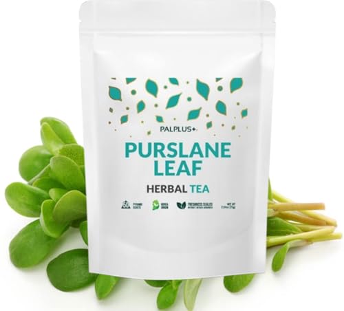 Organic Natural Pure Purslane (Portulaca oleracea/Machixian) Tea Bag- 50 Tea Bags (Biodegradable PLA Tea Bag Filters)