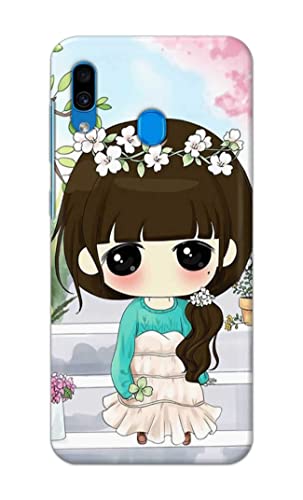 Image of PRINTFIDAA Cartoon Girl Printed Designer Hard Back Case Cover for Samsung Galaxy A20 / Samsung A30 / Samsung M10S -(SF) MVN1009