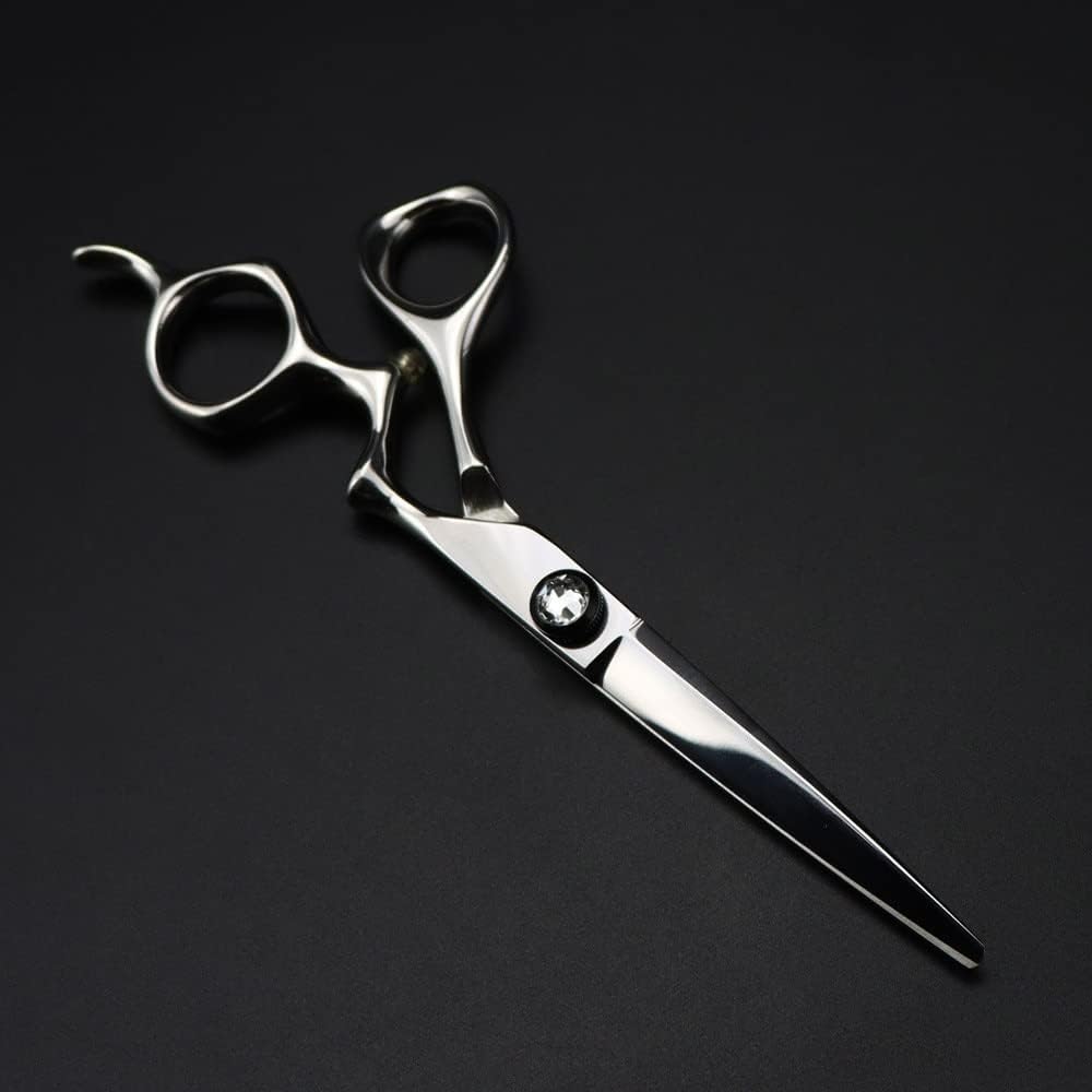 IOCCIOBB Hair Cutting Shears 6 Inch 440c Steel Scissor Silver Hair Scissors Haircut Thinning Barber Tools Cutting Shears Hairdressing Scissors