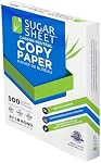 Sugar Sheet Copy Paper, 8 1/2" x 11", 10 Ream Carton, 5000 Sheets, Carbon Neutral & Forest Free