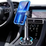 LISEN Cup Holder Phone Holder [No Shaking] Phone Holder for Car, 360° Adjustable iPhone Holder Valentines Day Gifts for Him Truck Jeep Golf for iPhone 17 Pro Max 16 15 14 Samsung S25 All 4-7'' Phone