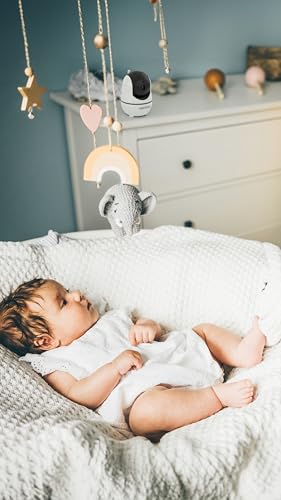 Twistshake Vigilabebés con Cámara y Audio - Pantalla Full HD de 5,5 Pulgadas y 1080p | Comunicación de Audio Bidireccional - Monitoreo de Temperatura Ambiente - VOX - Visión Nocturna - imagen 7