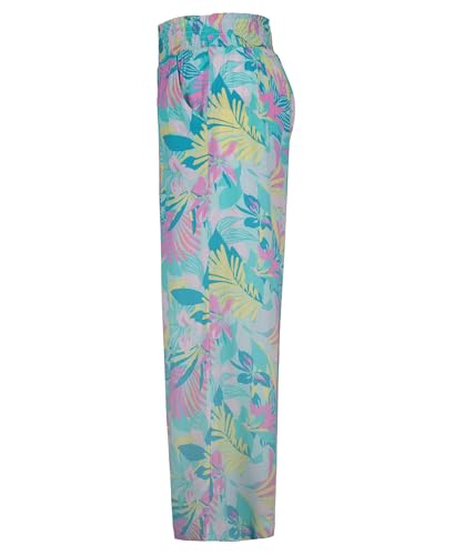 Image of Billabong Girls' New Waves Mid-Rise Wide Leg Pants, Elastic Waistband, Front Pockets