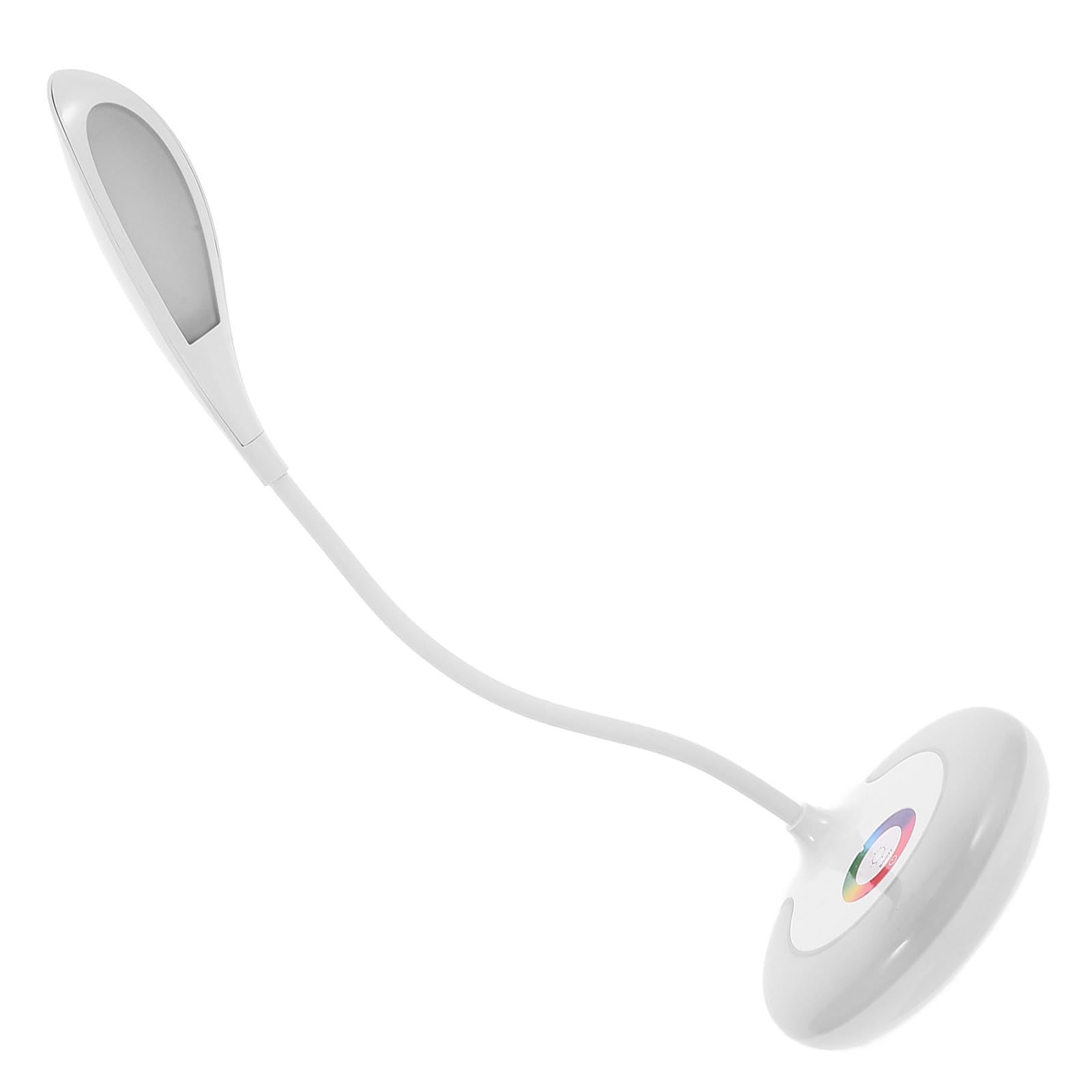 Lampada da Tavolo Touch Dimmerabile con Porta USB Bianca | Abs e Pc, Batteria 1200mah, Controllo Tattile e Ricarica Usb, Adatta per Cameretta e Festival