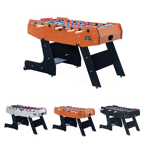 KICK Majesty 55" Folding Foosball Table (Brown)