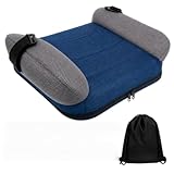 Asiento elevador de coche,seguro y transpirable (Azul)
