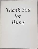 Thank you for being B0006CZFJ8 Book Cover