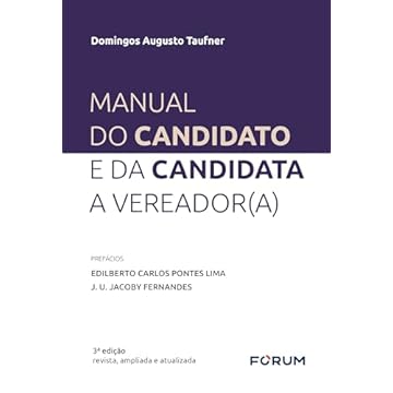 Capa do livro Manual do Candidato e da Candidata a Vereador(A)