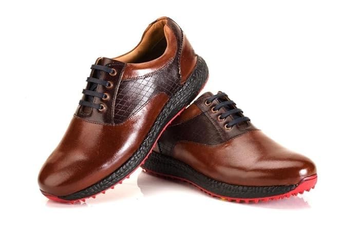 Golf Shoe | Light Weight | Waterproof | Black/Brown/White | Breathable Golf Shoe with LACE UP-picture-52