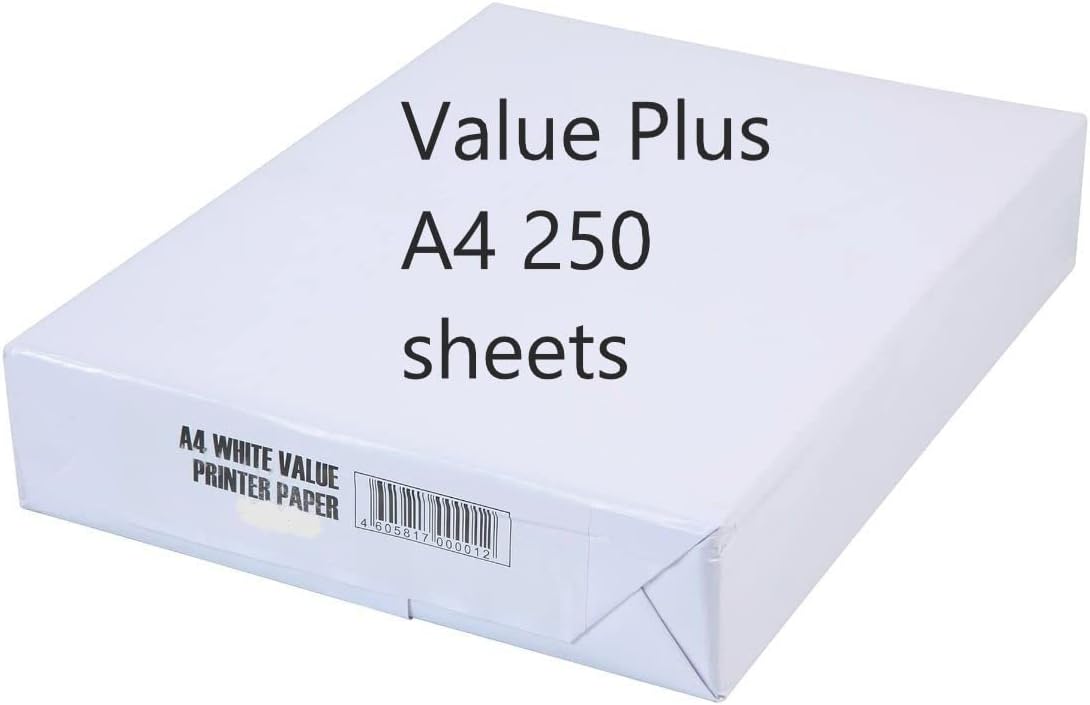 A4 White Copier Printing Paper 250 Sheets 80gsm