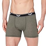 Trigema Herren 6343121 Boxershorts, Khaki-Melange, M