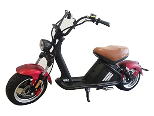 Patinetes Electricos Adultos CityCoco ATAA M2 - 2000W/20AH Scooter eléctrico - Rojo - Scooter eléctrico para Adultos, Moto eléctrica con batería 60v,...