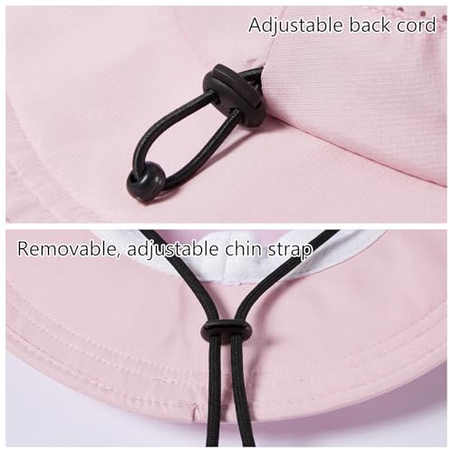 Image of UPF 50+ Bucket Sun Hat with Laser Perforated Mesh Cooling Adjustable Breathable Lightweight for Outdoor Men Women