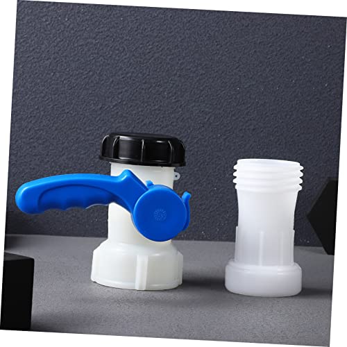 Adaptador de tanque plástico con válvula de control de salida tipo mariposa 6