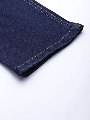 Image of Hubberholme Men's Stretchable Slim Fit Jeans - Casual Cotton Jeans for Men