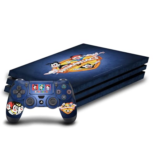 Skin PS4 Pro Anti-Rayures Vinyle Autocollant Animaniacs Console Manette Sony