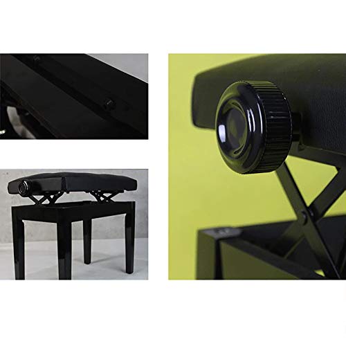 TEmkin Tabouret de Piano Tabourets de Piano Banc de Piano épais en Bois pour 1 Personne Banc de Piano rembourré réglable en Hauteur, Tabouret de Piano électronique Tabouret de Piano Noir - Les Beatles, Paul McCartney, John Lennon, RIngo Starr, George Harrison TEmkin Tabouret de Piano Tabourets de Piano Banc de Piano épais en Bois pour 1 Personne Banc de Piano rembourré réglable en Hauteur, Tabouret de Piano électronique Tabouret de Piano Noir – Image 5