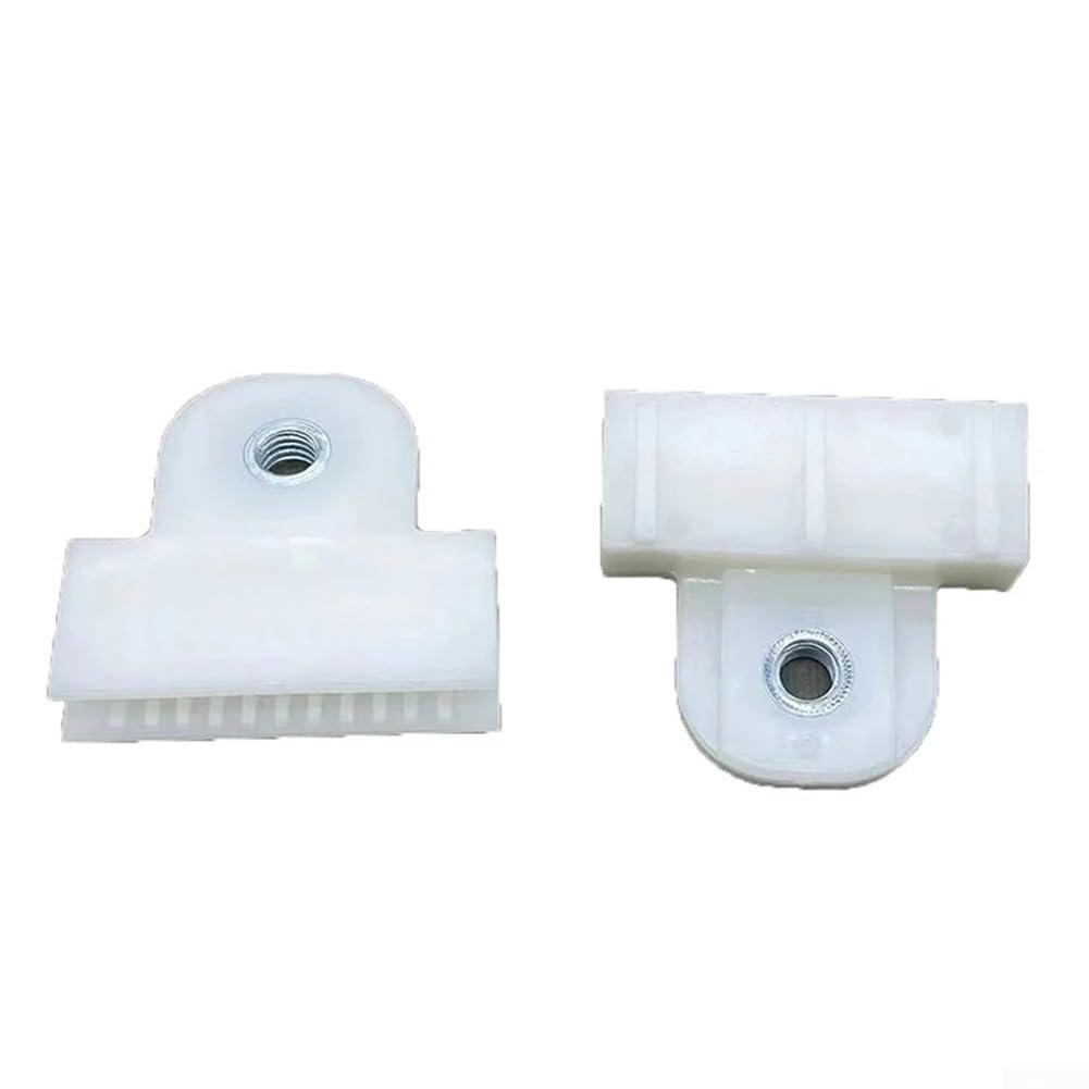 Clip Di Supporto Per Alzacristalli Auto – M6 A Spirale, Larghezza 4 Mm, In ABS Bianco