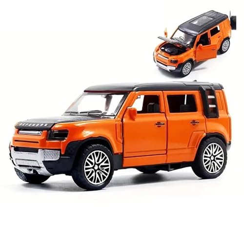 Image of Diecast Land Rover Defender SUV Car Model - 1:36 Scale Alloy Pull-Back Toy, Collectible Vehicle for Kids, Boys, and Car Enthusiasts, Gift Idea (Random Color)