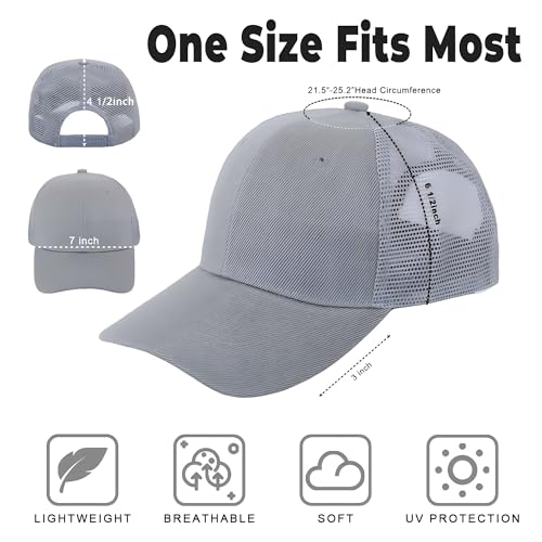 Image of ZH 12 Pack Mesh Trucker Hats, Bulk Baseball Caps for Men and Women, Trucker Cap Wholesale