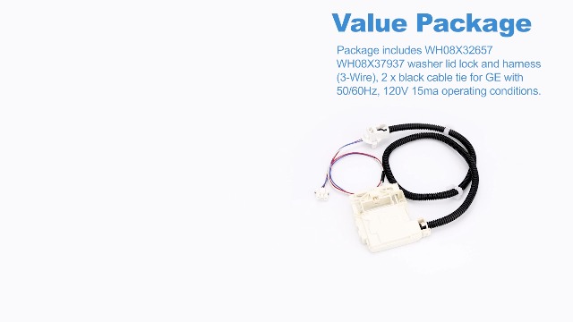 Amazon.com: PANDEELS WH08X37937 WH08X32657 Washer Lid Lock