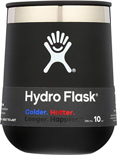 Preisvergleich Produktbild Hydro Flask Unisex Erwachsene Wine Tumbler Weinbecher, Black, 296 ml