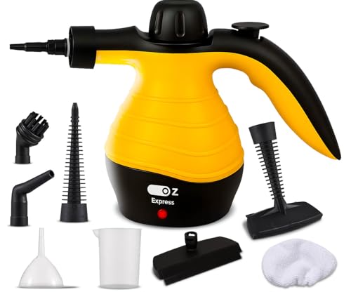 Higienizador e Vaporizador Portátil Com Acessórios Oz HG1200 – 900W, Limpeza Sem Químicos, Esteriliza e Higieniza Estofados, Vidros, Azulejos e Carros (110V)