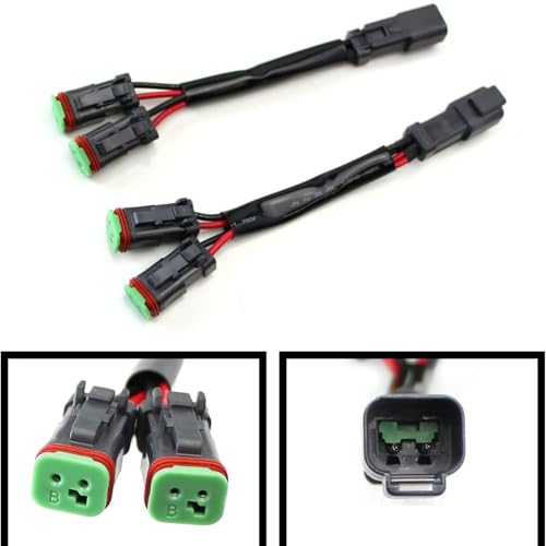 Image of Led Light Connector Splitter Plug Harness Light Harness Splitter