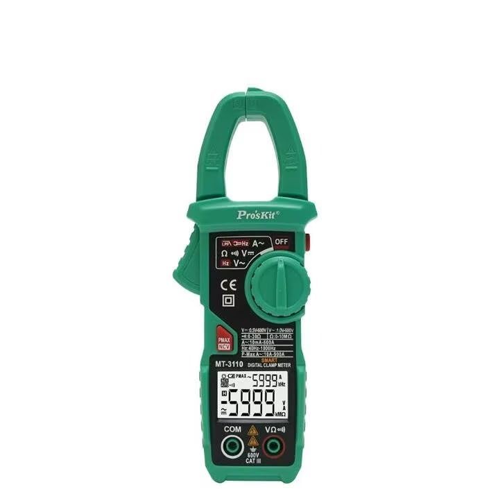 Proskit MT-3110 Medidor de abrazadera digital de alta precisión Multímetro digital amperímetro AC y DC medidor universal