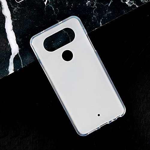 Custodia in TPU Compatibile con LG Q8 2017 H970, Cover Protettiva Morbida e Antiurto con Ritagli Precisi e Design Sottile Antigraffio (Trasparente)