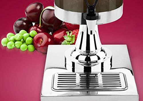 Dispensador Cold Beve con tapa segura y grifo para cócteles, agua helada y refrescos fríos, ideal para fiestas, eventos y reuniones
