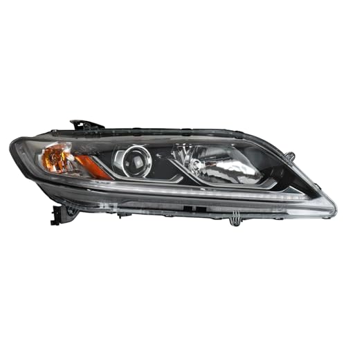 Image of TRQ Passenger Side Headlight Assembly Halogen Compatible with 2016-2017 Honda Accord Coupe EX EX-LHO2503181