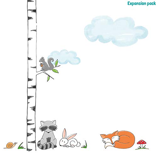 Handdrawn woodland wall sticker pack with expansion pack - Image 2