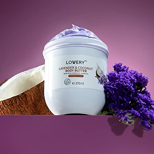 LOVERY Lavender Coconut Body Butter - Ultra-Hydrating Cream